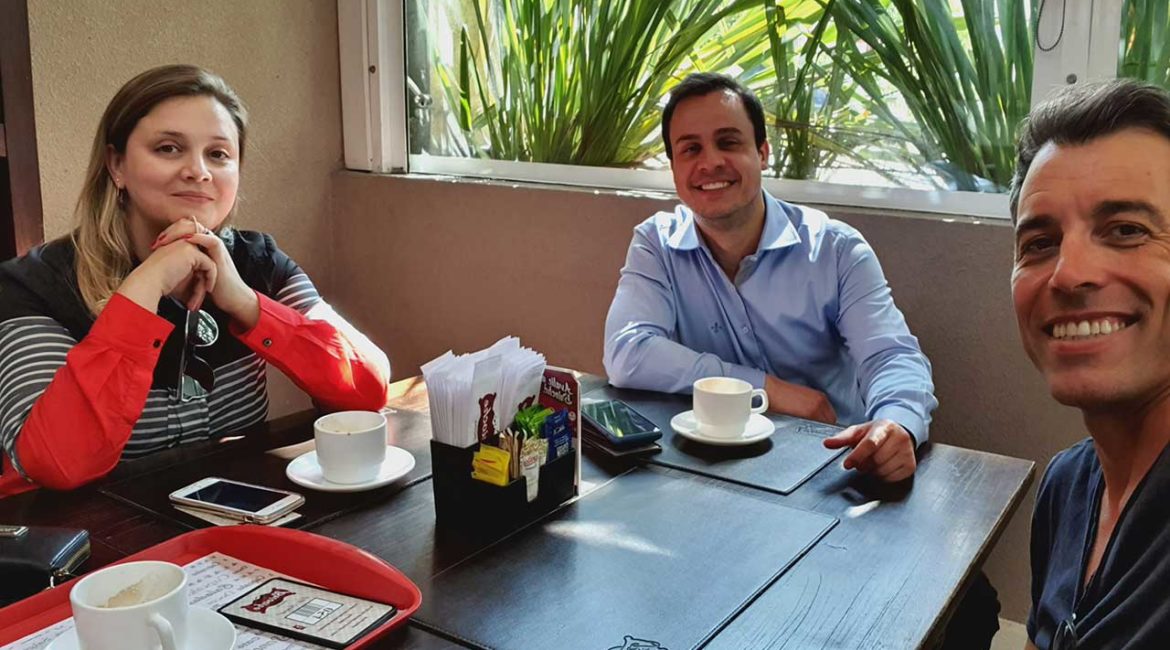 Reunião com Marc Sousa Jovem Pan Curitiba